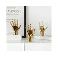 2025 Hot Sale Resin European Resin Creative Hand Electroplating Gold Color Finger Ornaments Living Room Desktop Home Decoration