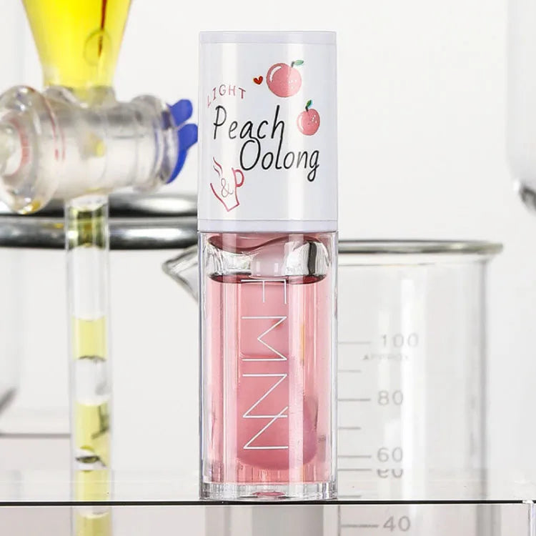 Hot Selling Honey Milk & White Peach Lip Oil Repairing Moisturizing Fading Lip Wrinkles OEM Lip Blam