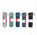 Promotional Wholesale Portable Vacuum Thermos Business Cup Stainless Steel Thermos Cup Flasks Water Bottle With 3 Lids Cup