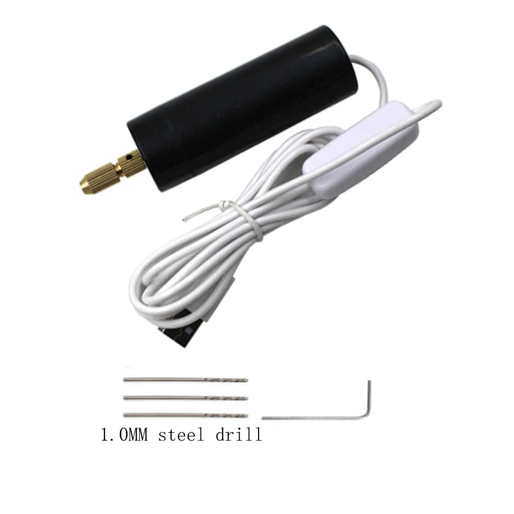 Wholesale USB Drill Hand Drill Tools Hole Making Resin Jewelry Making DIY Punching  Machine Drill Grinding