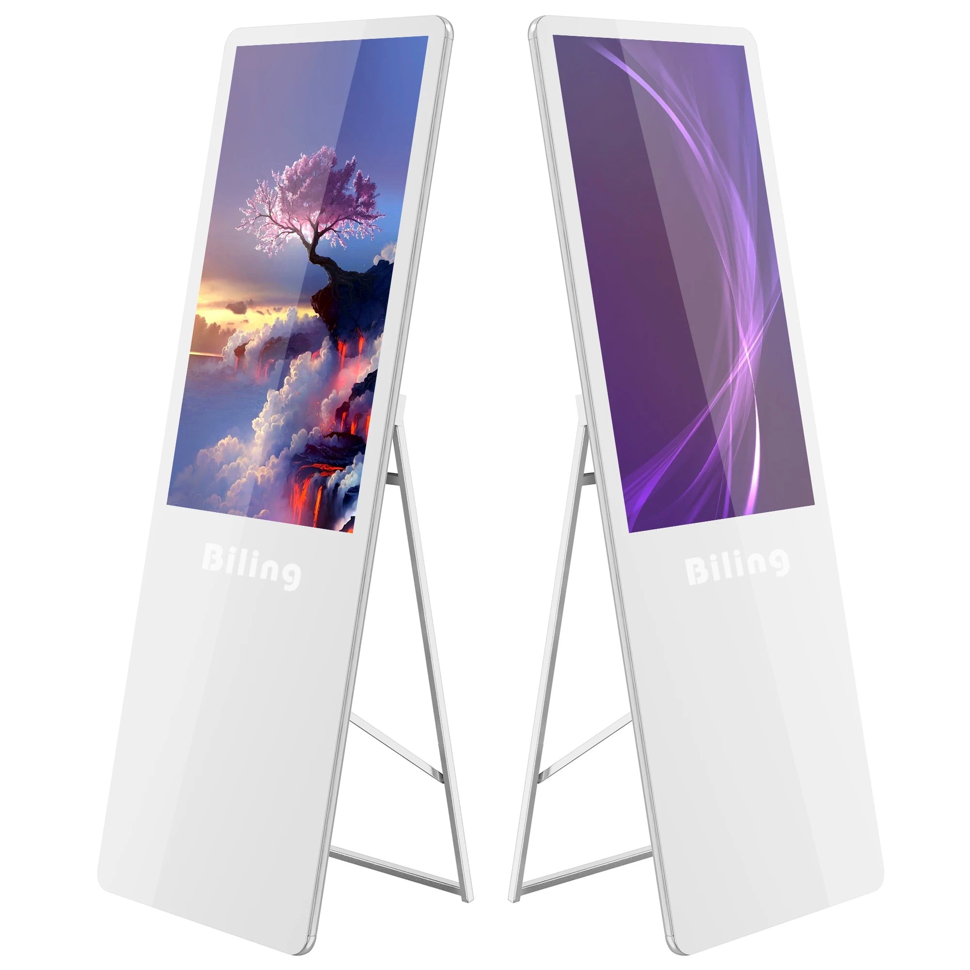 43 Inch LCD Portable Digital Signage Menu Board for Coffee Shop