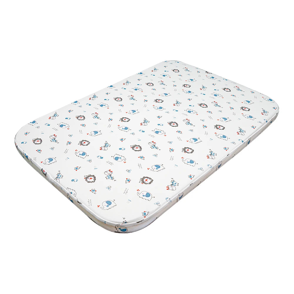 100% Cotton Waterproof Baby Pad with Memory Foam Topper Sleep Crib Mattress for Bedroom & Living Room for Kids' Cribs