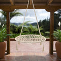 GSD Macrame Swing Chair Outdoor Garden Swing Chair Hammock Tassels High Quality Indoor Rope Hanging Hammock Chair Swing Hammock