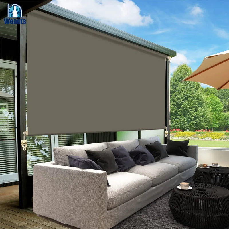 Roll up Blind Outdoor Shade UV Protect Deck Patio Gazebo Privacy Roller