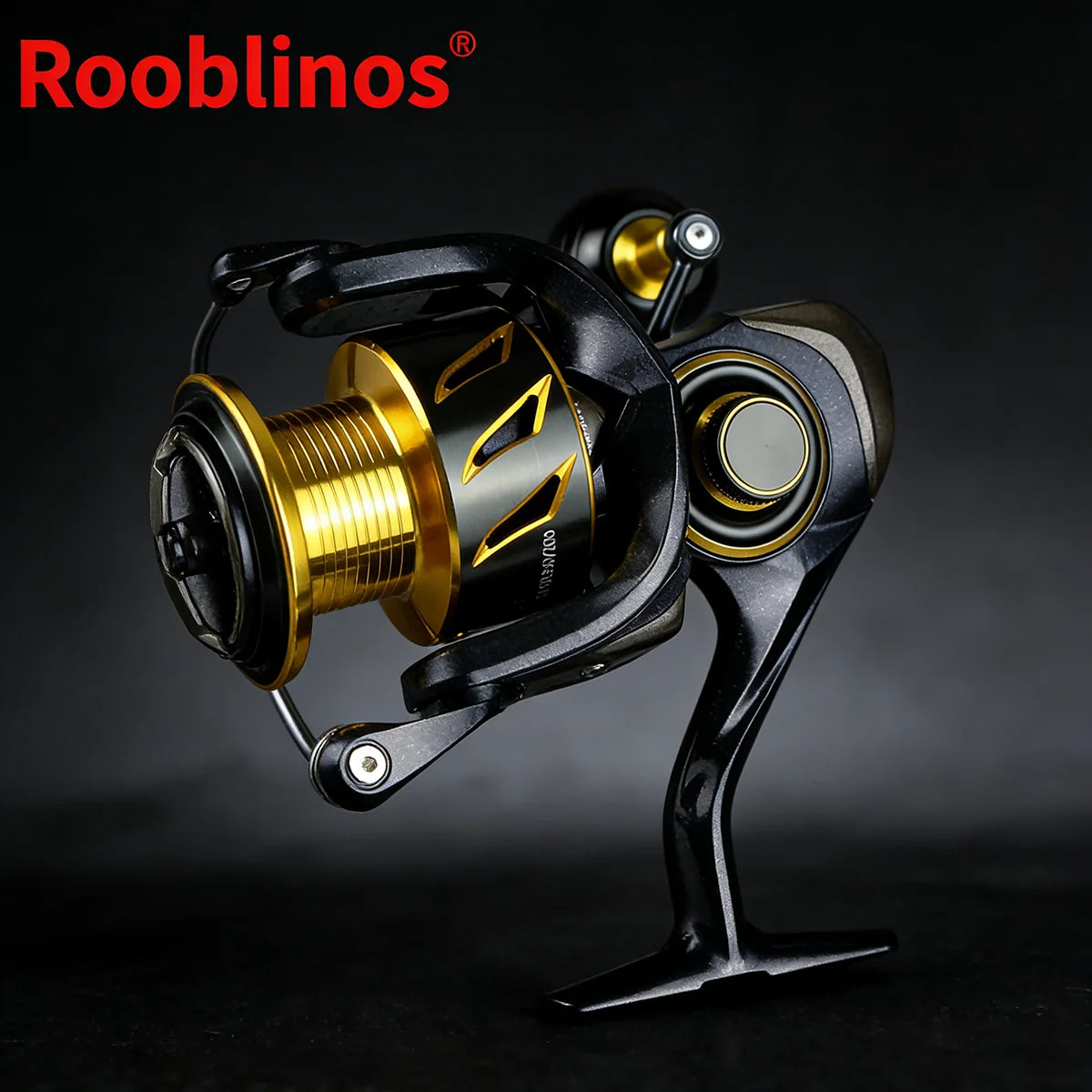 [Germany Stock] Rooblinos SW Left Hand Aluminum Alloy Nylon Saltwater River Spinning Reel 5.1:1 Gear Ratio 10 Bearings Line