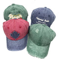 Custom Vintage Washed Cotton Embroidered Baseball Cap Female Students Soft Baseball Caps