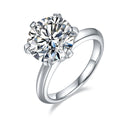 China Manufactory Wholesale Bule Vvs Moissanite Diamonds Rings 925 Moissanite Ring Eternity for Ladies Gift