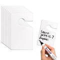 Custom Design LOGO Residential Shopping Mall School Car Park White Reusable Temporary PVC Plastic Screen Printed Parking Label