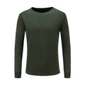 Wholesale 2 Piece Long Johns Thermal Underwear Men 100 Cotton Crew Neck Long Johns Fashion Style