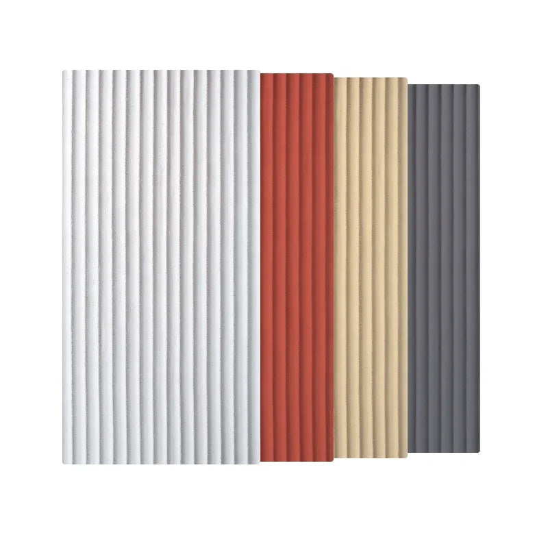 Modern Ripple Pattern 3D Model MCM Tile Flexible Stone Wall Cladding Slate Wave Texture High-quality Artificial Granite Sheet