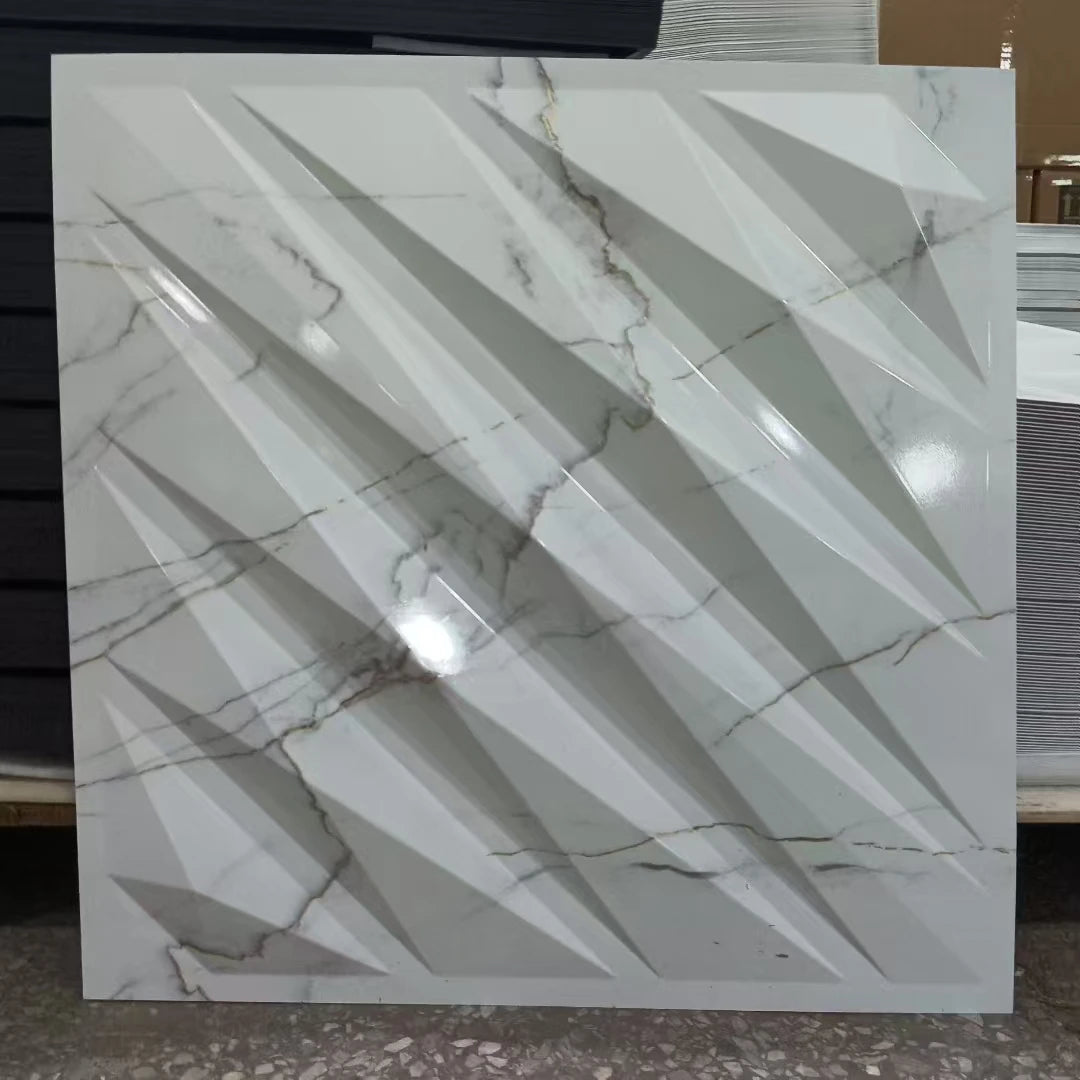 Waterproof PVC 3D Wall Panel Wallpaper for Bedroom and Dining Interior Decoration