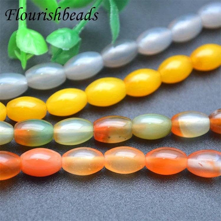 Multi Color Natural Gemstone Agate Stone Beads Loose Beads for Jewelry Making