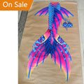 Wholesale Unisex Mermaid Tail Monofin Breathable Quick Dry Waterproof Plus Size Maternity Features Printed Pattern Adults Front