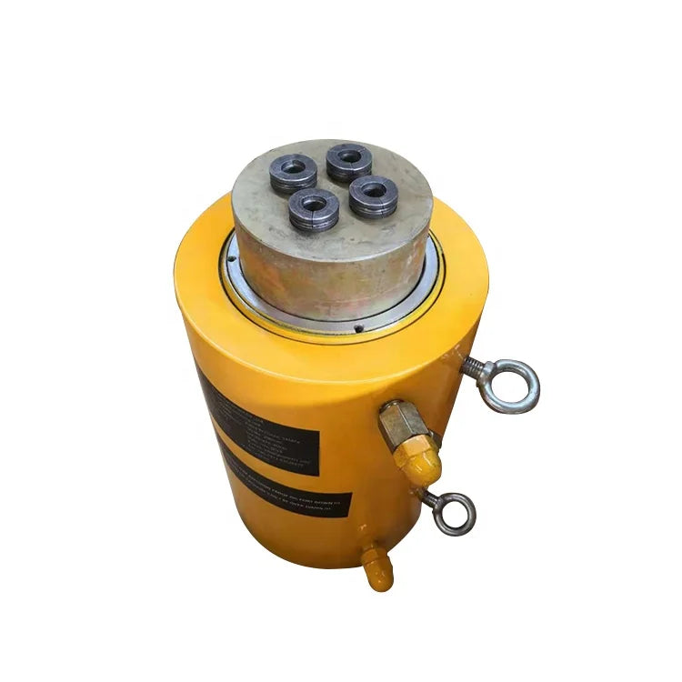 Post Tension Prestressed Concrete Equipment Double Acting Cylinder Hollow Hole Hydraulic Jack