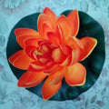 New Arrival N-0157 Home Decor Floating EVA Lotus Flower Water Lily Pad for Garden Pond at Christmas or Graduation