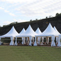 Accept Customized White PVC Gazebos Luxury Outdoor Event Exhibition Marquee Pagoda Party Wedding Festival Tent