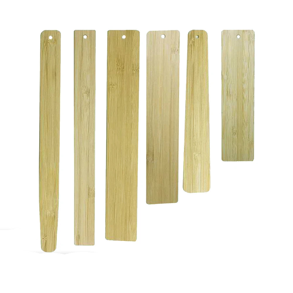 Cultural Creative Custom Chinese Wood Bamboo Bookmarks Eco-Friendly DIY Hollow Carving Lettering Souvenirs Gift Ideas Style Love