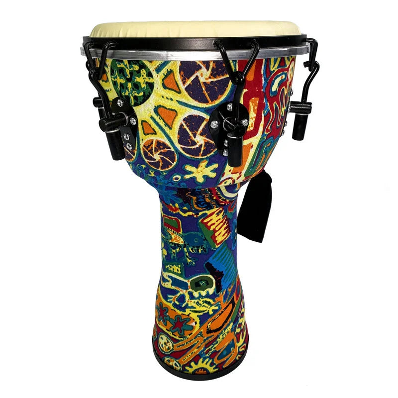 10 INCH AIMU Good Performance Professional African Drum Djembe with ABS Chamber and Synthetic Skin Heads by Yongxin