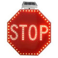 High Visibility Custom Solar Aluminum Reflective LED Road Flashing Warning Traffic Sign Board IP68 Waterproof >800m Visual MegaBDM