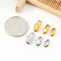 Manufacturer Supplier Connection Buckle DIY Accessory Jewelry Findings Mirror Polished 13mm Square Stainless Steel Plated