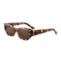 STORY JZ5512 Vintage Tortoiseshell Cat Eye Sunglasses for Women Men Luxury Brand Designer Fashion Thick Rectangle Sun Glasses