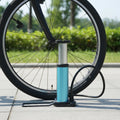 JUNYE JYG006-FB Bicycle Motorcycle High Pressure Portable Mini Foot Pedal Steel Schrader Valve Air Pump 80-130PSI