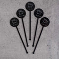 Custom Business Events Drinks Stirrers with Names Date and Monogram Drinks Stirrers with Customized logo