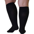 Wholesale Women's Men's Unisex Knee High Compression Socks 20-30mmhg Pressure 7XL Plus Size Knitted Technique for Varicose Veins