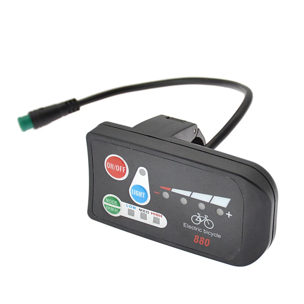 24-48V Electric Bike Display LED880 E-bike Speed Meter Scooter  Display LED  Bike Display