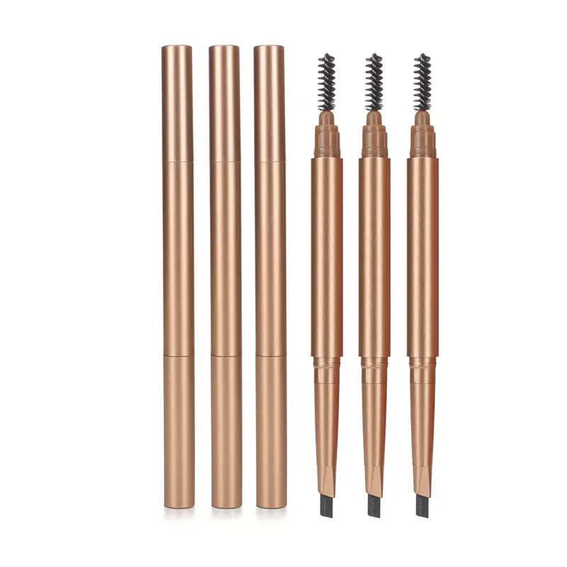 Customizable Logo Retractable Waterproof Vegan Eyebrow Pencil Long Lasting Eye Makeup Various Mineral Filled Tubes Private Label