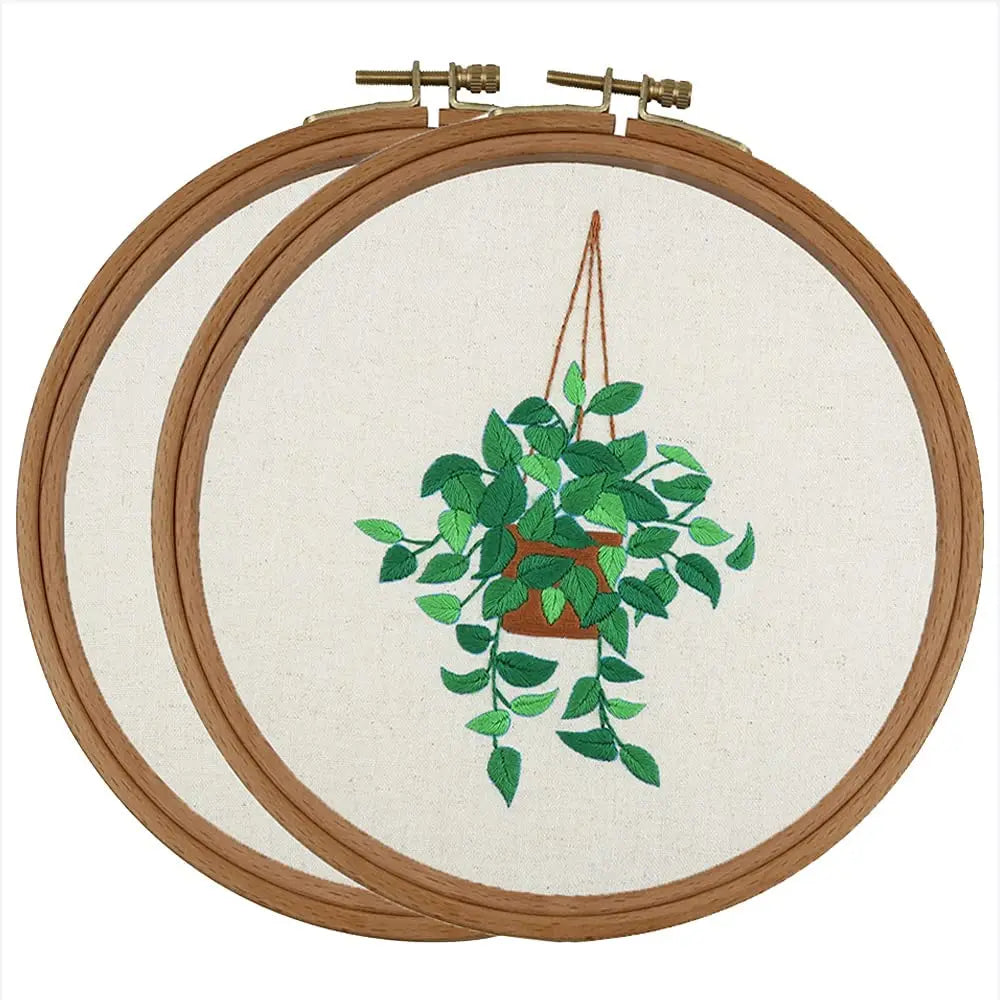 YOUCAN Whimsical World Kids' DIY Cross-Stitch Embroidered Eco-Friendly Miniature House Floral Wall Hanging Sunflower Decor