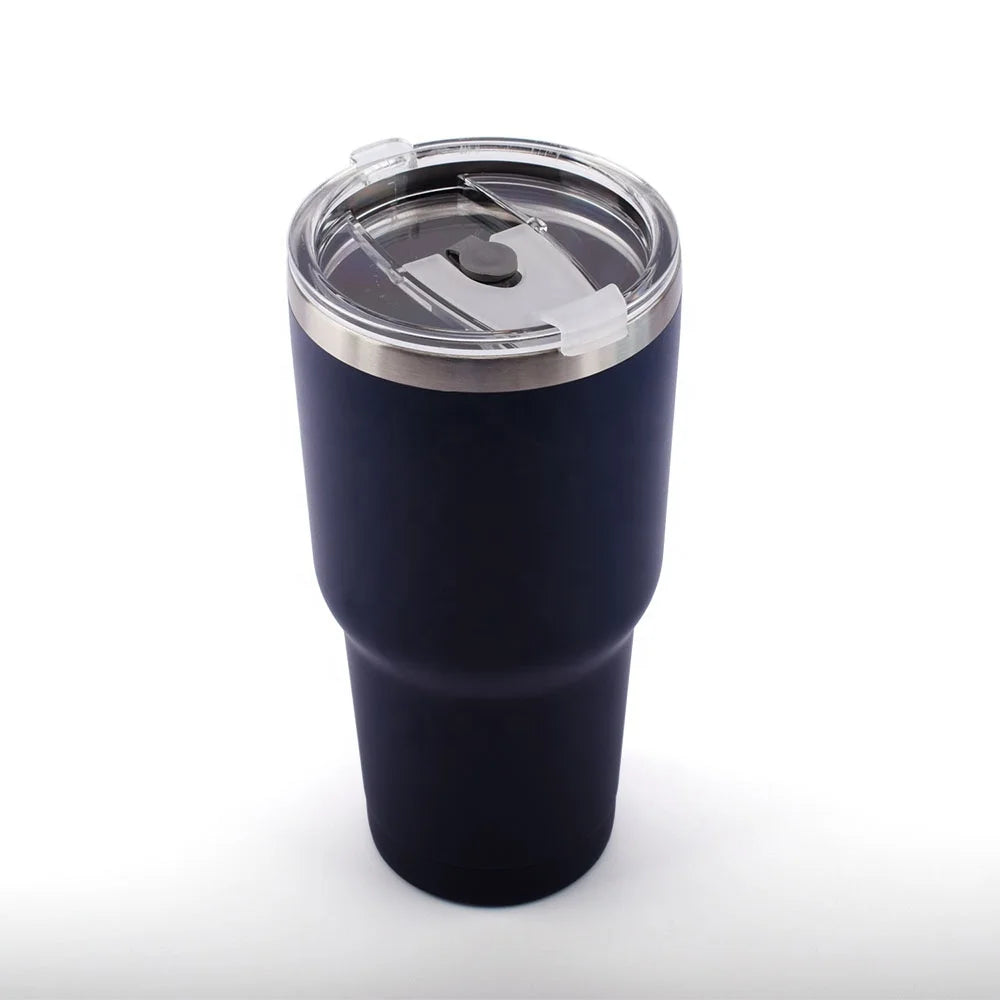 AMZ Hot 30 oz Stainless Steel Vacuum Insulated Tumbler with Straw Lid
