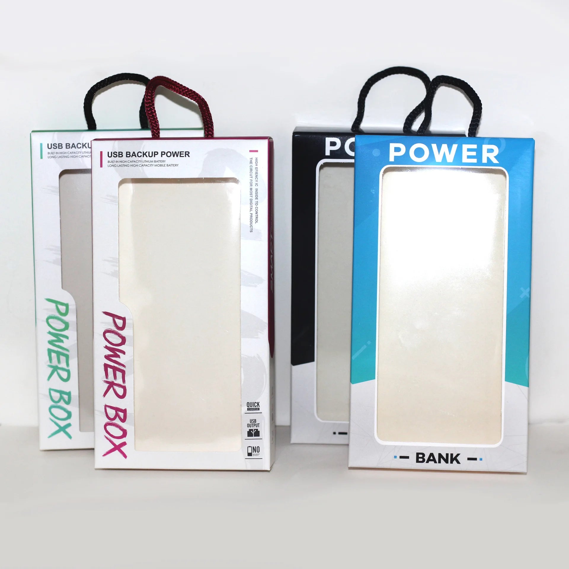 Custom Logo Silk Screen Printed Kraft Paper Folders Packaging Box for Cell Phone Accessories Recyclable