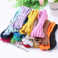 6mm 9mm 15mm Coated Colored Spandex/Polyester Elastic Band for Notebook Gift Box Stationery Luggage in Stock