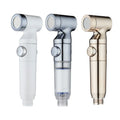 Hot Selling Chrome One-Touch Stop Bathroom Faucet Accessories Colourful Bidet Toilet Shower Head Filter with PP Cotton