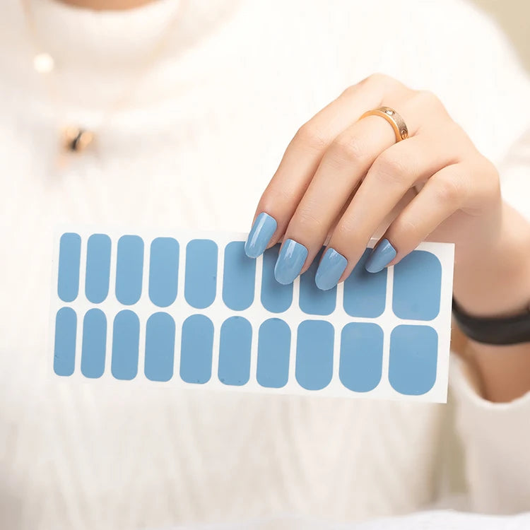 HuiZi Stickers JK Transparent Fast Drying Peel off Soak off Eco-Friendly Nail Polish Gel Nail