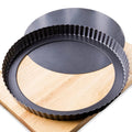 Dishwasher Safe Carbon Steel Rust Temperature Resistant 9 Inch Removable Bottom Bakeware Molds Dishes Pans Baking Tray