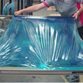 Blue Soft Transparent Moisture Proof PE Temporary Plastic Surface Protection Film with Blow Molding for for Window Glass