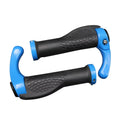 RIDERACE Mountain Bicycle Grips With Vice Handlebar MTB Bike Rubber Shockproof Comfortable Handlebar Durable Anti-slip Cycling