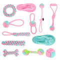2020 Best Selling Wholesale Dog Chew Set Custom Cotton Durable Rope Pet Toy Dental Friendly Knit Technique Europe Retail