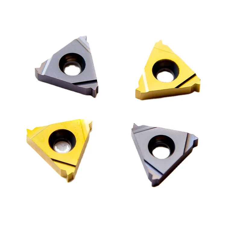 Fengyi Customized OEM Tungsten Carbide Turning Inserts NPTF Threading TIN/TIAIN Coated Chip Space Reduced Flank Wear for High