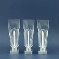 4ml 5ml Lip Gloss Tube Transparent Pigment Ice Cube 4g-5g ABS Lipstick Empty Tube with Silver Lid