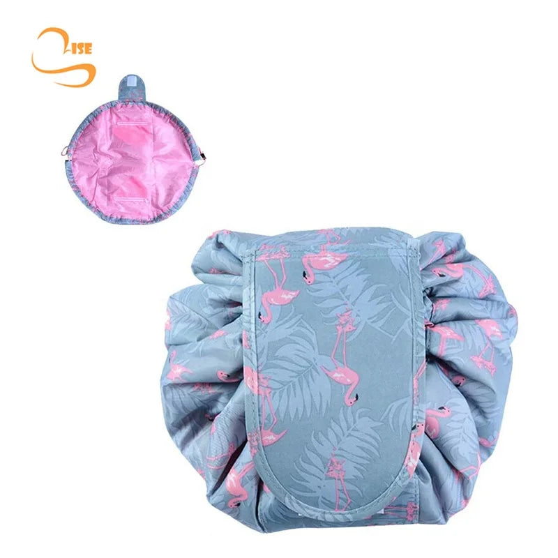 Large Capacity Drawstring Portable Storage Organizer Waterproof Quick Pack Travel Bag Makeup for Woman Girl