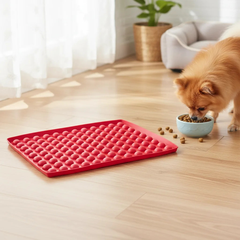 Mini 140 Cavity Silicone Mold for Dog Treats & Biscuit Baking Rectangular Small Dot Cake Decoration Mold