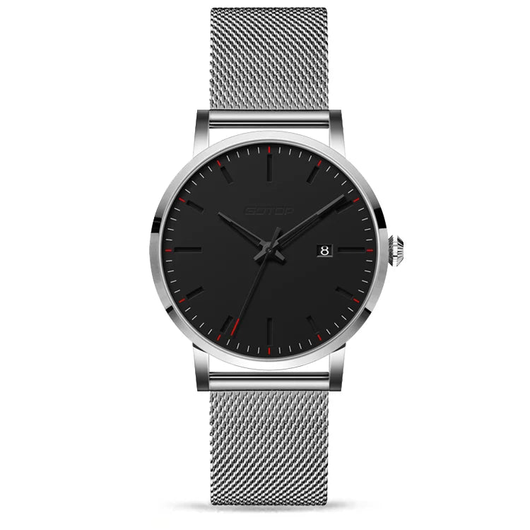 Beautiful Customizable Classic Waterproof Metal Luxury Antique Sport Fashion Mens Watches 20mm Pointer Dial Custom Logo
