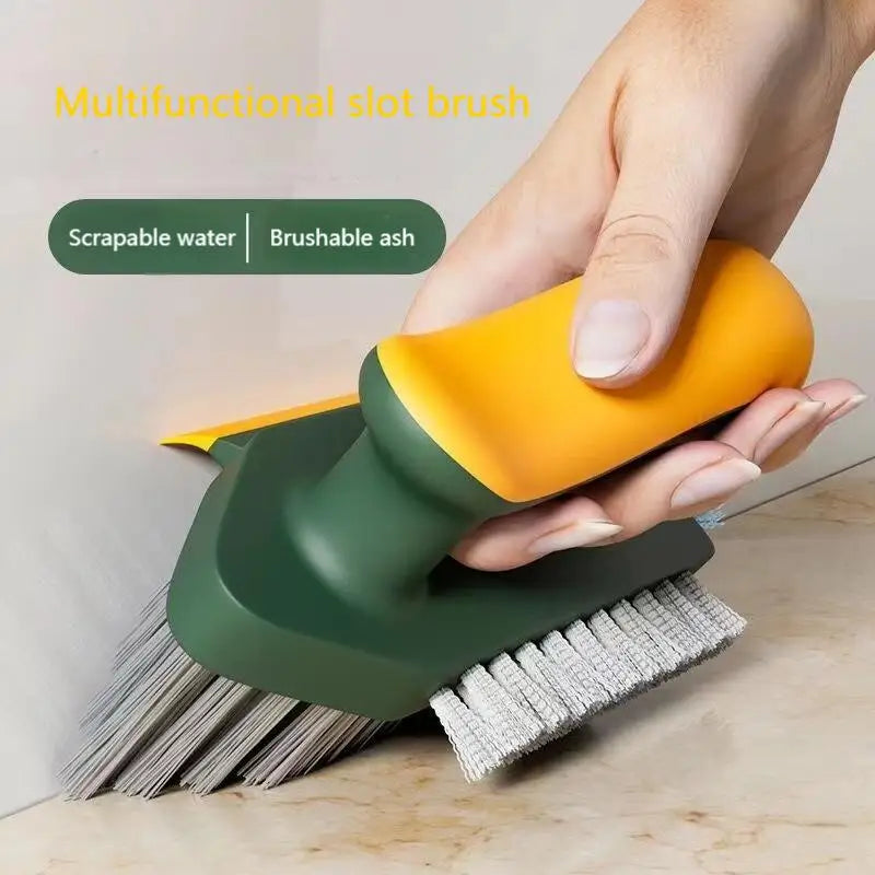Hot Sell V Shape Plastic Bathroom Corner Scrubber Toilet Household Kitchen Crevice Floor Hand Hold Gap Cleaning Brush