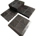 Strong Bearing Interlocking Anti-Slip Plain Industrial PP Garage & Workshop Flooring Tiles