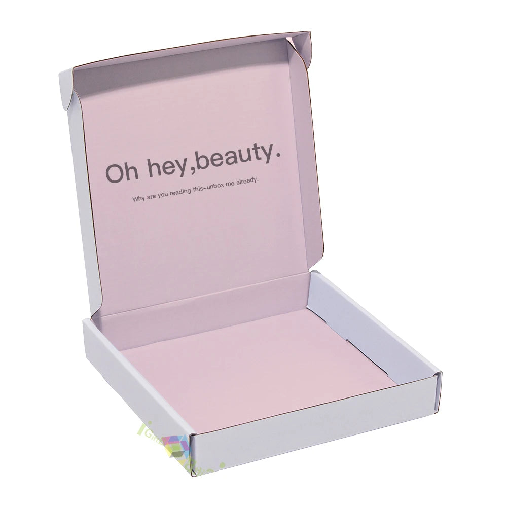 Customizable Folding Mailer Paper Box Easy to Transport Made of Recycled Materials Suitable for Sock Packaging