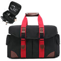 Custom  Waterproof Canvas Crossbody Messenger Backpack Laptop Gear Camcorder Dslr Camera & Video Bags for Photography Men Women