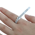Guaranteed Quality Proper Price Jewelry Tools Ring Sizer Finger Gauge Plastic Ring Sizer for Engagement Rings Wedding Sets